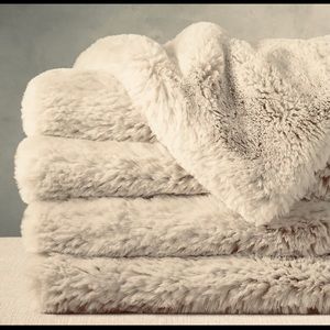 Restoration Hardware Faux Fur Throw